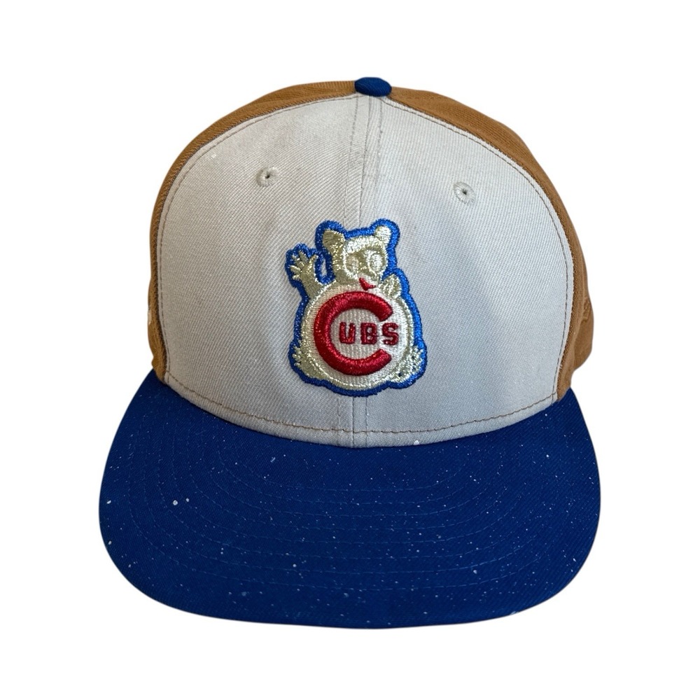 7 5/8 Exclusive Chicago Cubs White Dome 1990 ASG Clark Street Club Fitted Hat‎